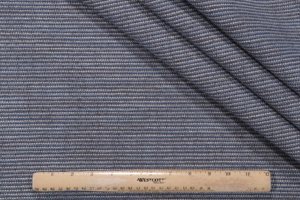 Golding Campus Woven Upholstery Fabric in Blue Smoke 