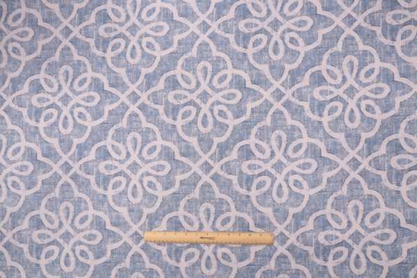 P Kaufmann Lexie Printed Cotton Drapery Fabric in Resist