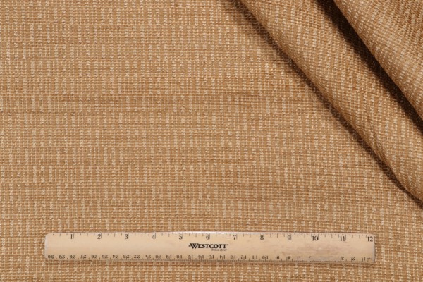 Burton Woven Chenille Upholstery Fabric in Custard