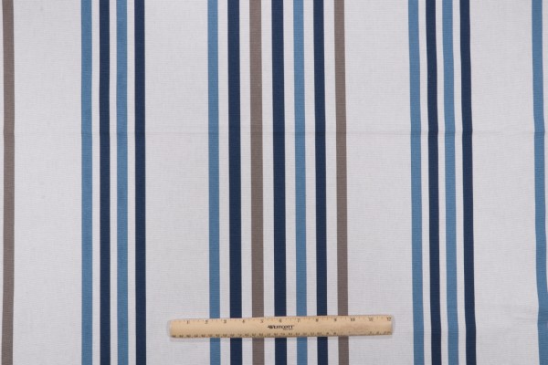 Stof France Cancale Printed Drapery Fabric in Bleu