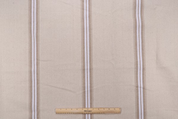 Stof France Montauban Woven Upholstery Fabric in Blanc