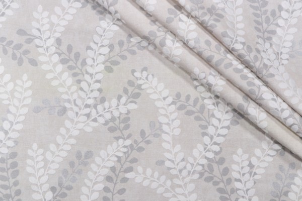 Click for 1 Yards PK Lifestyles Eucalyptus Printed & Embroidered Drapery Fabric in Shadow PK Lifestyles Eucalyptus Printed & Embroidered Drapery Fabric in Shadow