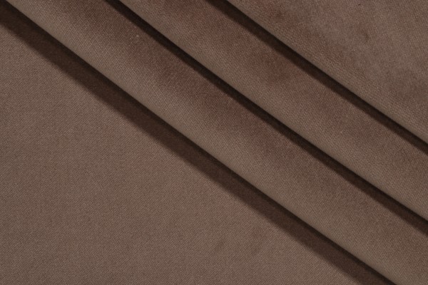 Kaufmann Performance Velvet Upholstery Fabric in Mushroom 
