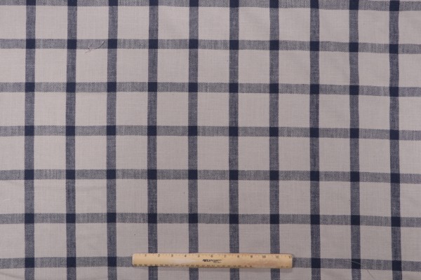 Hamilton Bain Woven Upholstery Fabric in Navy 
