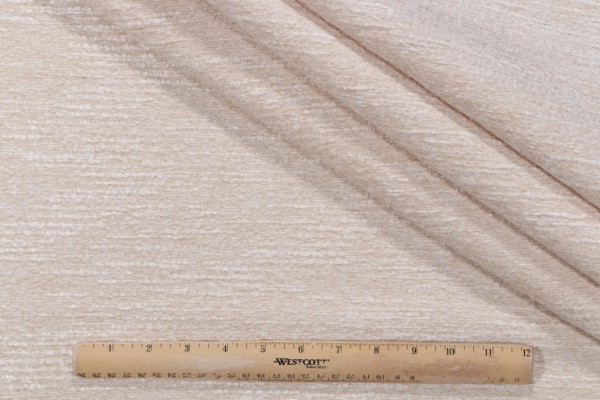 PK Lifestyles Grotto Woven Chenille Upholstery Fabric in Custard