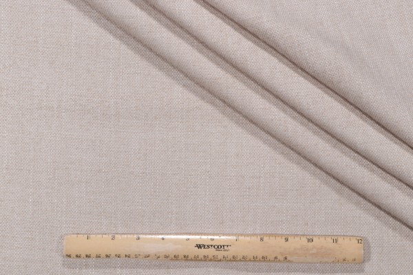 Hatfield Woven Chenille Upholstery Fabric in Flax