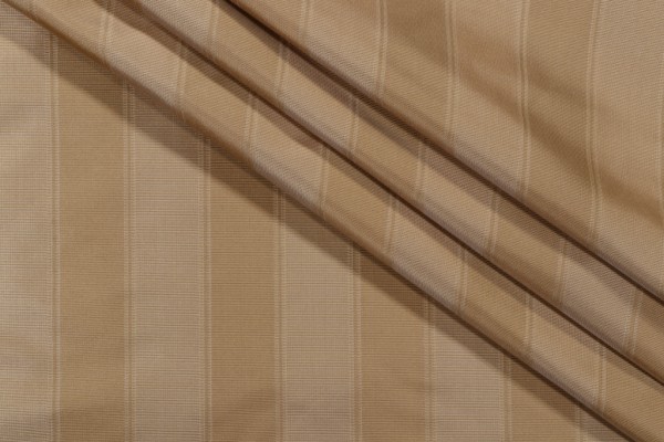 Reilly Stripe Woven Drapery Fabric in Antique