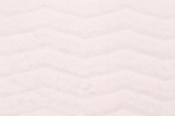 PK Lifestyles Lush Chevron Faux Fur Decorator Fabric in Swan