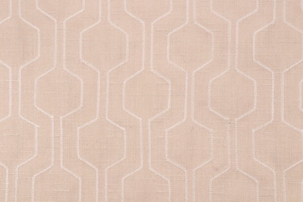 Richloom Climber Embroidered Drapery Fabric in Bisque