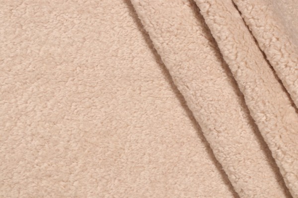 PK Lifestyles Furever Faux Fur Upholstery Fabric in Fawn