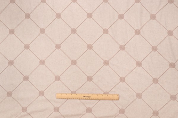 Kaufmann Embroidered Drapery Fabric in Linen