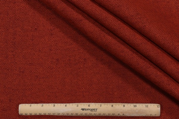 Sunbrella Chartres Woven Solution Dyed Acrylic Outdoor Fabric in Paprika