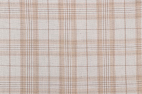 Robin Plaid Woven Decorator Fabric in Natural