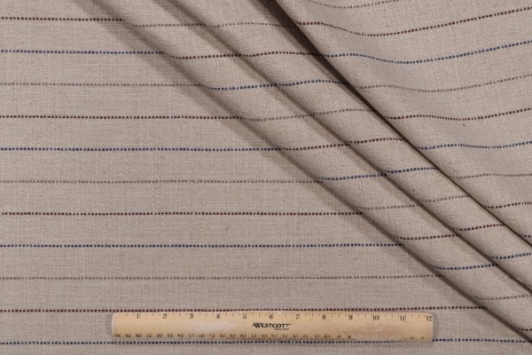 Cormac Stripe Woven Upholstery Fabric in Harbor