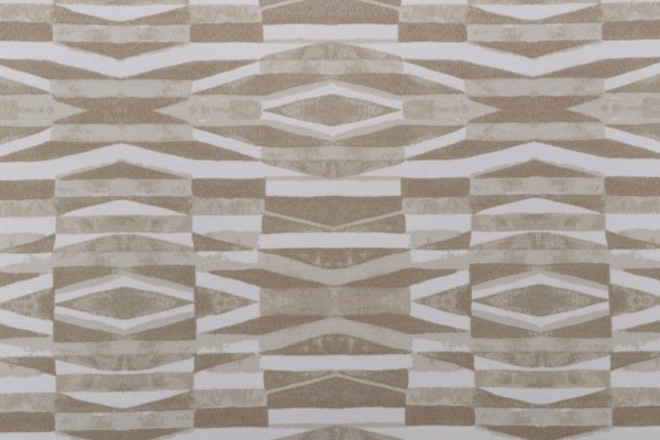 Tommy Bahama Nevis Waves Printed Polyester Outdoor Fabric in Sand