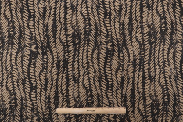 P Kaufmann Jira Printed Drapery Fabric in Charcoal