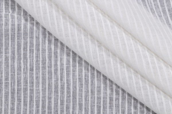 PK Lifestyles Carla Sheer Drapery Fabric in Ivory