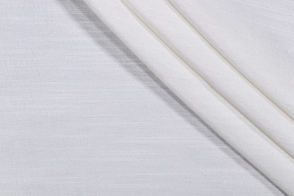 Braemore Santorini Woven Drapery Fabric in Crystal
