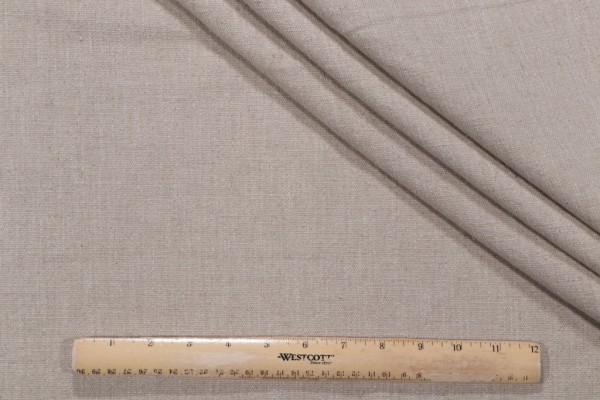 Kaufmann Solid Woven Upholstery Fabric in Flax