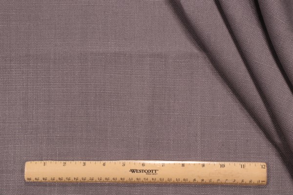 Kaufmann Slubby Linen Woven Decorator Fabric in Graphite