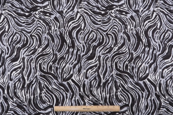 Golding Tigress Woven Chenille Upholstery Fabric in Coal