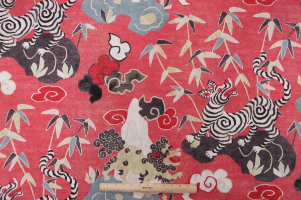 Kaufmann Haute Habitat Printed Cotton Drapery Fabric in Grenadine 