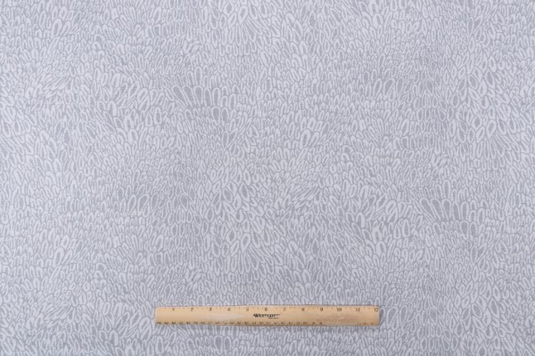 Sample of P Kaufmann Miramar Printed Cotton Twill Drapery Fabric in Granite 