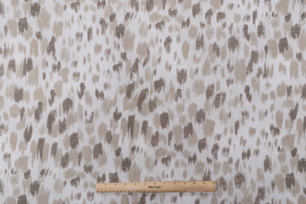 Kaufmann Ajay Printed Cotton Drapery Fabric in Tussah 