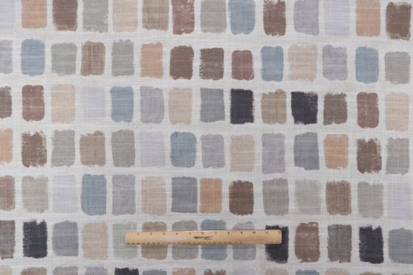 Kaufmann Paint Box Printed Drapery Fabric in Sandcastle 
