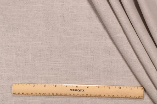 Covington Jefferson Linen Woven Drapery Fabric in 119-Oatmeal