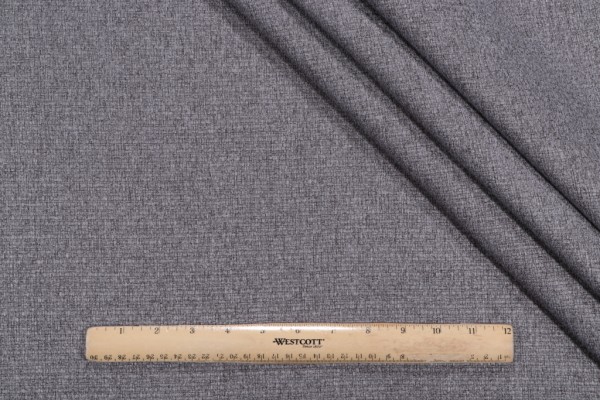 Crypton Reed High Performance Woven Upholstery Fabric in Pewter