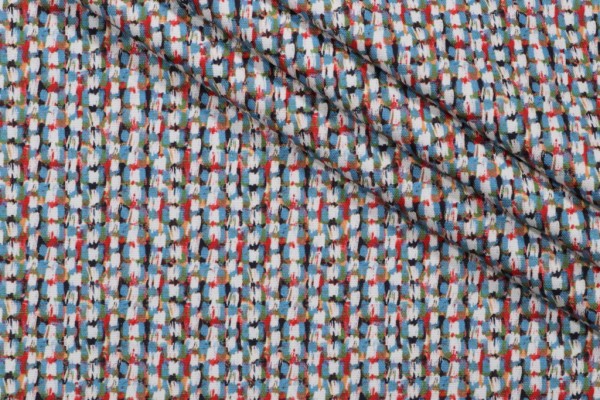 Mill Creek Acer-Petro Printed Cotton Drapery Fabric in Multi 