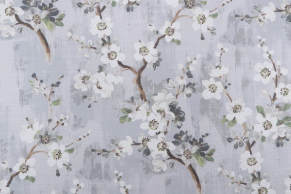Sample of Swavelle/Mill Creek Kanami-Pierside Printed Polyester Drapery Fabric in Earl Grey 
