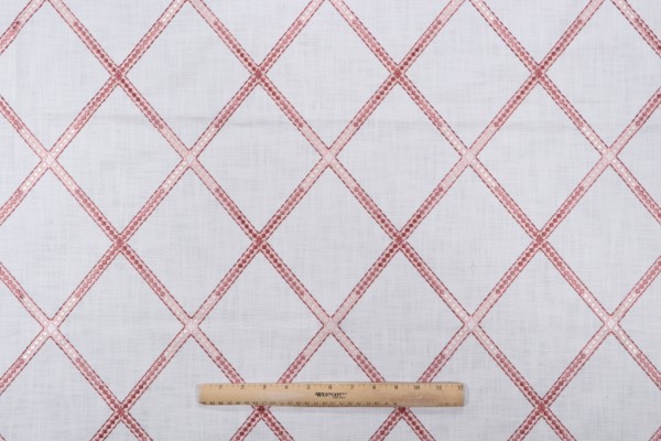 Mill Creek Pathfinder Embroidered Drapery Fabric in Primrose 