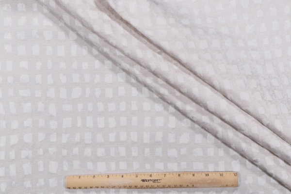 Swavelle/Mill Creek Ingot Tapestry Upholstery Fabric in Cream 