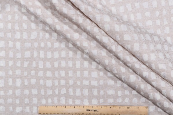 Mill Creek Ingot Tapestry Upholstery Fabric in Linen 