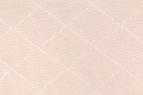 Onyx Age Corded Trellis Woven Cotton Decorator Fabric in Sand