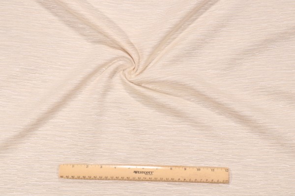 Richloom Keith Strie Woven Decorator Fabric in Ivory