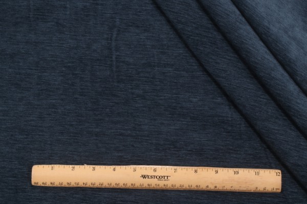 P Kaufmann Camdyn Chenille Upholstery Fabric in Blue Moon