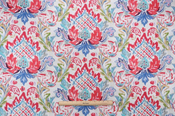 Kelly Ripa Home Flying Colors Printed Cotton Drapery Fabric in Confetti