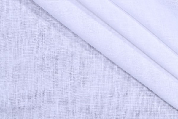 Jealousy Sheer Woven Drapery Fabric in White