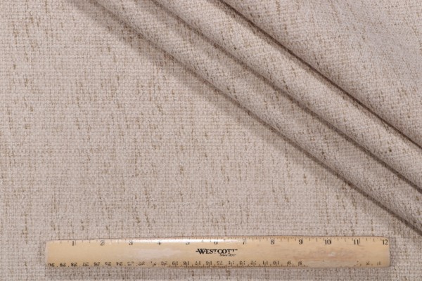 PK Lifestyles Rowan Performance Woven Chenille Upholstery Fabric in Linen