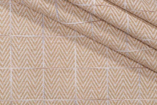 PK Lifestyles Malay Tweed Woven Upholstery Fabric in Gold