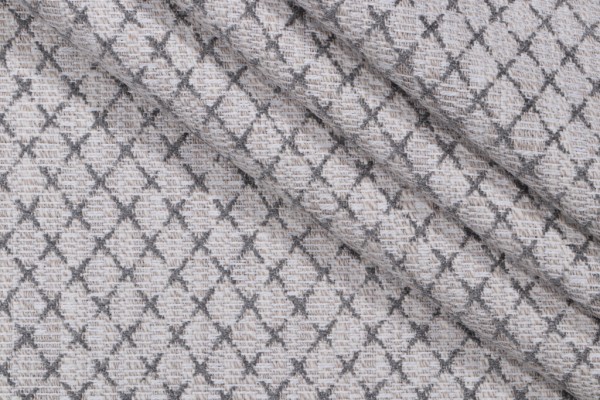 PK Lifestyles Vega Woven Chenille Upholstery Fabric in Charcoal