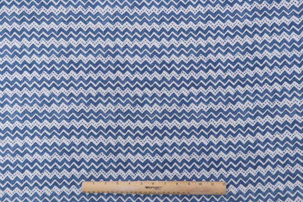 PK Lifestyles Tuban Printed Cotton Drapery Fabric in Luna