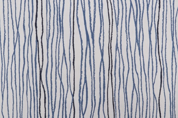Magnolia Home Rapids Printed Cotton Drapery Fabric in Harbor 