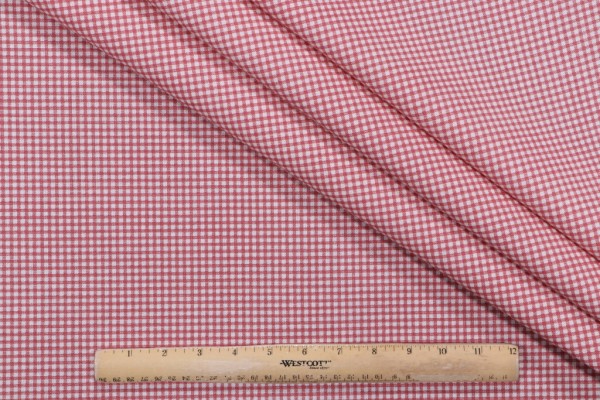 Magnolia Home Madrid Check Printed Cotton Drapery Fabric in Calypso 