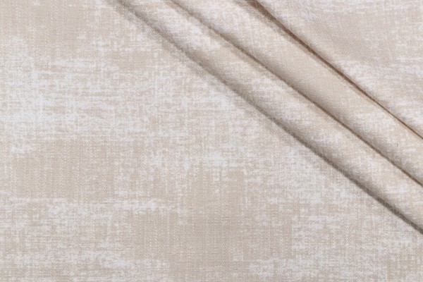 Crypton Oceania High Performance Printed Upholstery Fabric in Custard 
