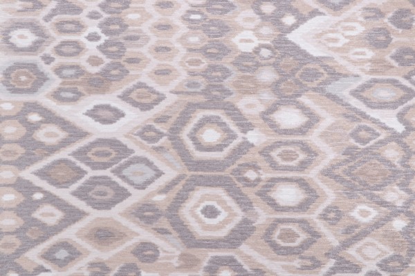 Richloom Printed Chenille Decorator Fabric in Stone