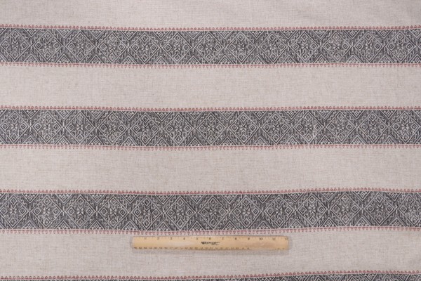 Leonie Woven Upholstery Fabric in Domino